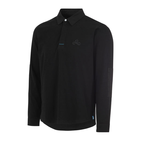 Cloud9 Core Collection Rugby Shirt. Black.