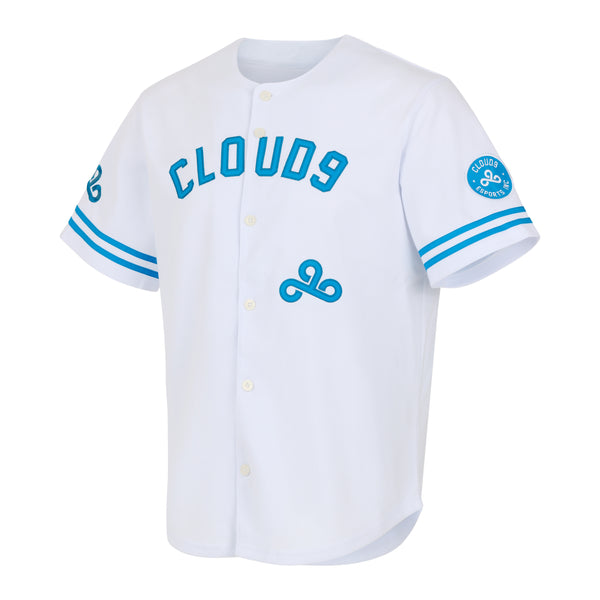 Cloud9 Core Collection Baseball Jersey. White.
