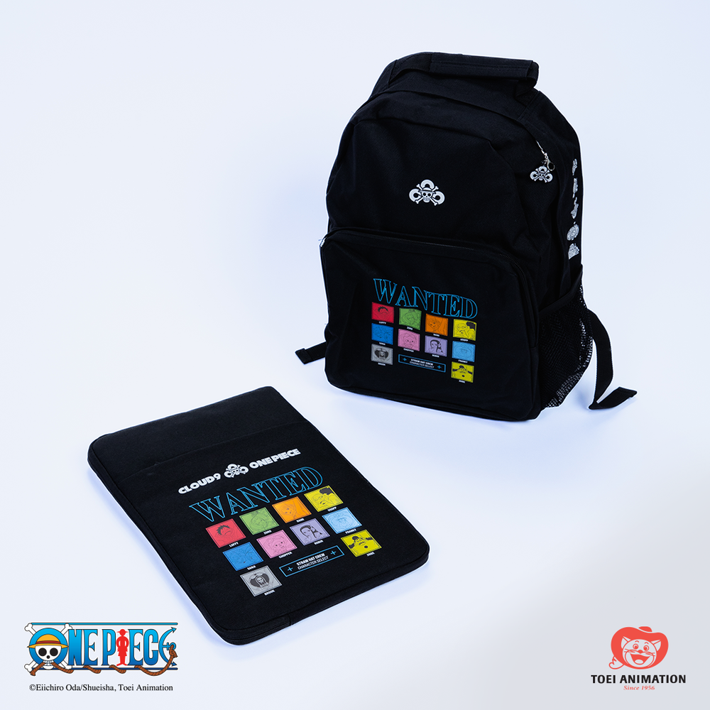 Cloud9 x One Piece Backpack Set w Laptop Bag and Acrylic Charm