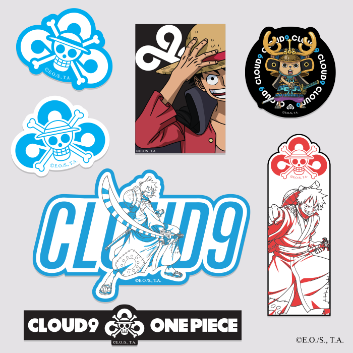 Cloud9 x One Piece Sticker Pack