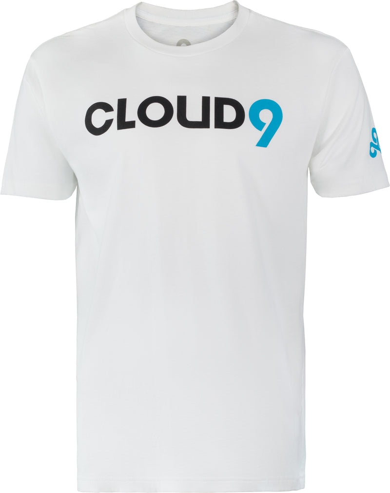 Cloud9 Wordmark Tee. White