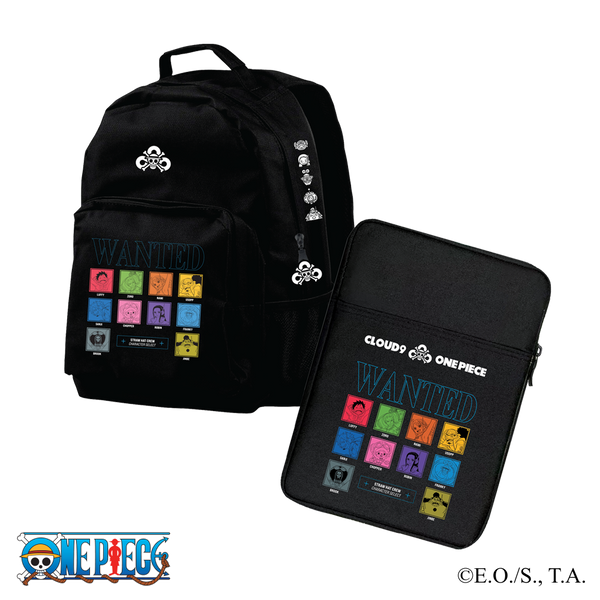 Cloud9 x One Piece Backpack Set (w/ Laptop Bag and Acrylic Charm)