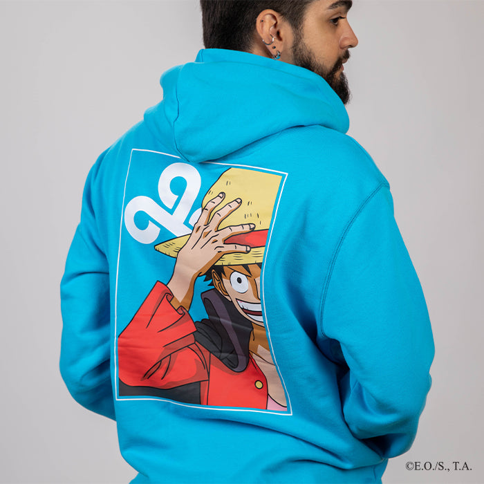 Cloud9 x One Piece Pirate King Hoodie Blue