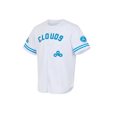 Cloud9 Core Collection Baseball Jersey. White.