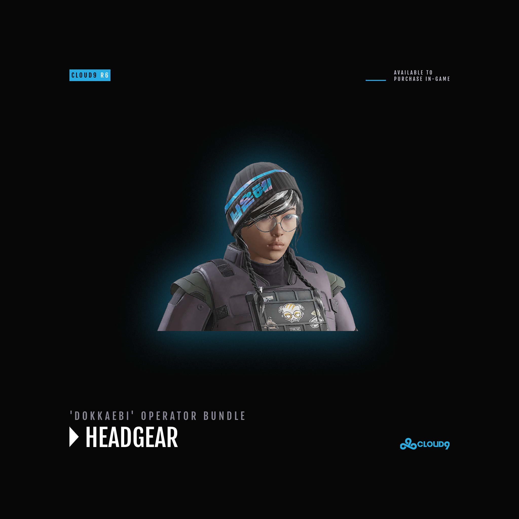 Black Operator R67 Cloud9 x R6 'Dokkaebi' Operator Bundle