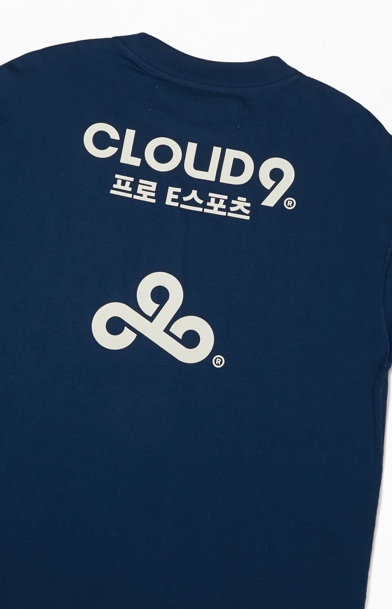 Cloud9 x PacSun Pro Short Sleeve Tee. Blue