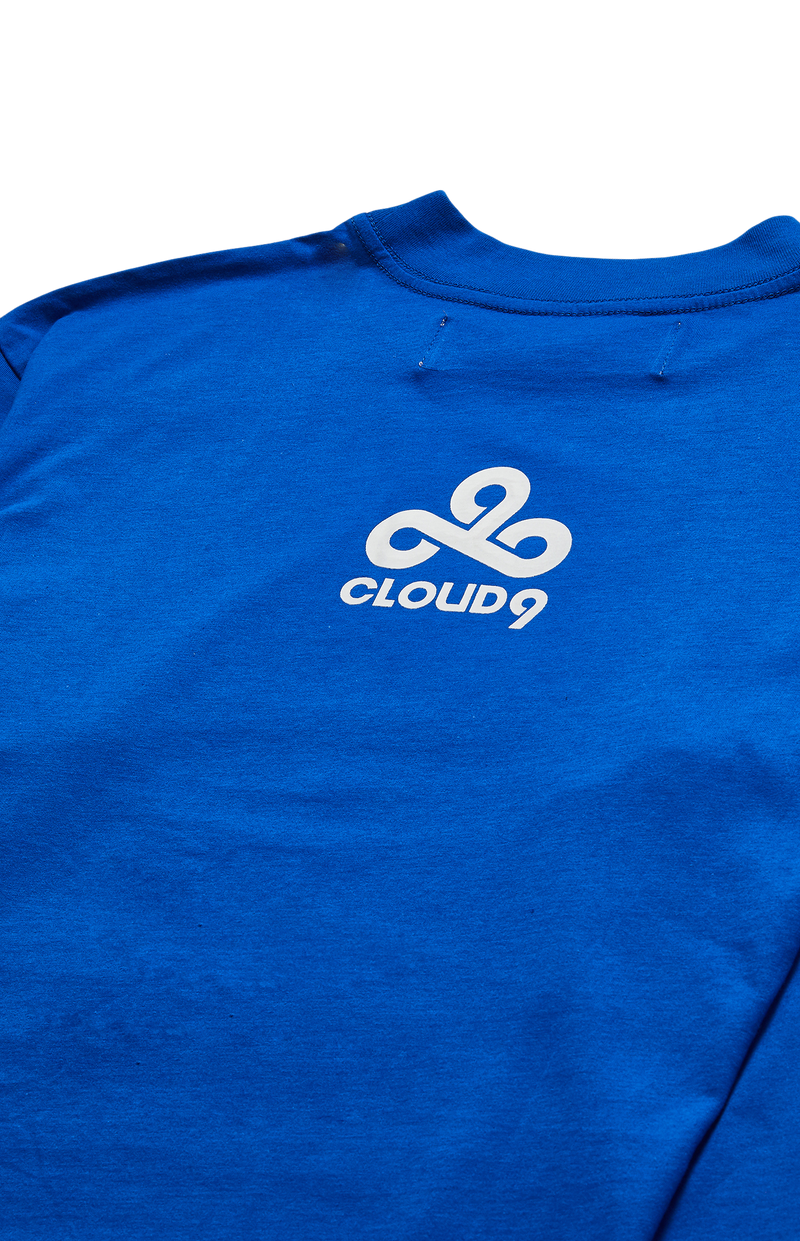 Cloud9 x PacSun Long Sleeve Shirt. Blue.