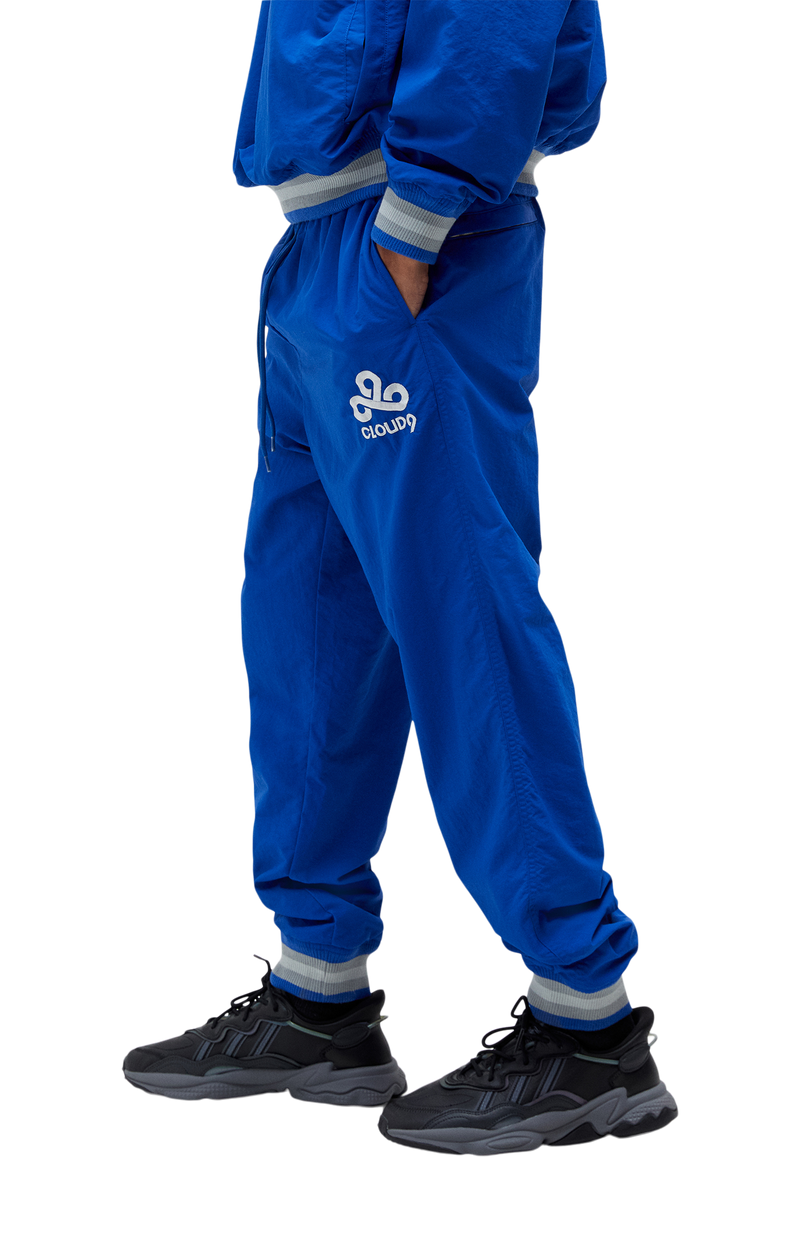 Cloud9 x PacSun Nylon Pants. Blue