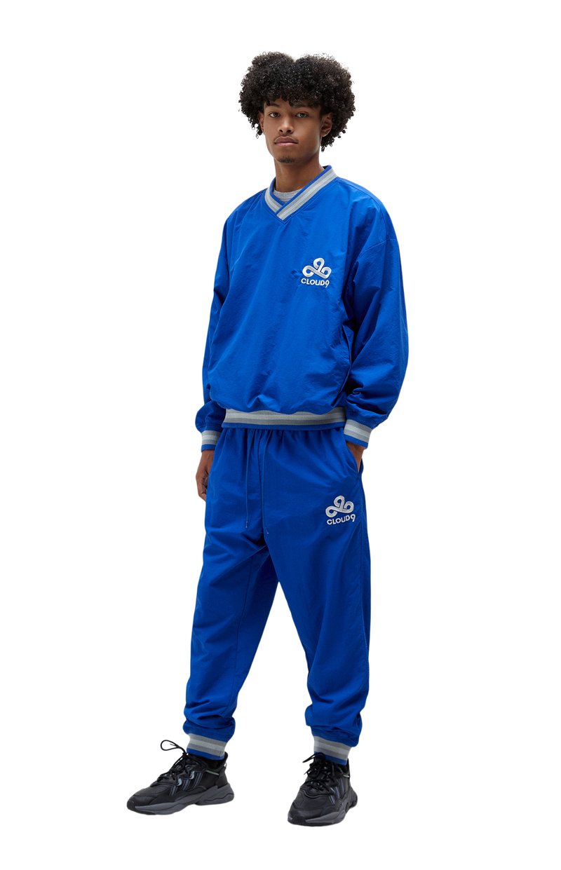 Cloud9 x PacSun Nylon Pants. Blue