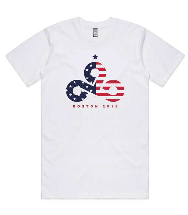Cloud9 CS:GO Boston 2018 T-Shirt. White.