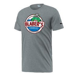 Blaber's Crabers T-Shirt. Grey.